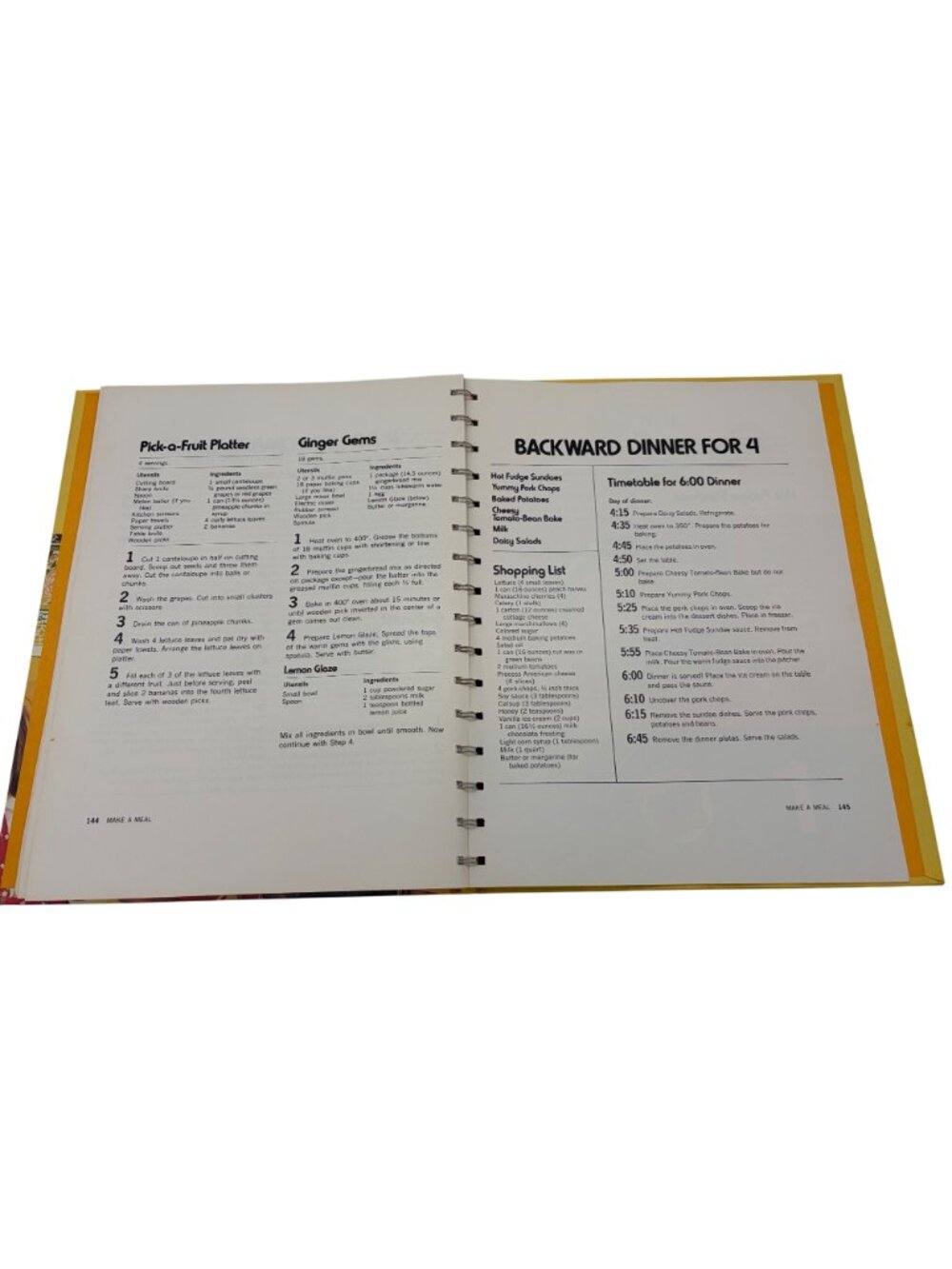 1978 Betty Crocker's Cookbook For Boys & Girls Kids Cooking Spiral Bound Recipes - Picture 11 of 11